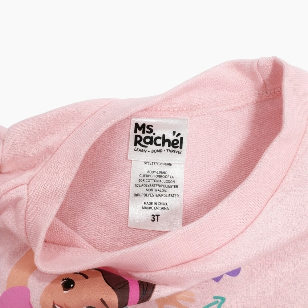 Ms. Rachel Pink Toddler Dress 3T | Tulle Skirt | NWT - Picture 4 of 4